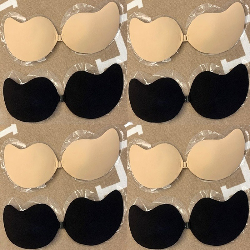 Strapless Bra Backless - 1/2 Paar unsichtbare Push-up-BHs, trägerloser, rückenfreier
