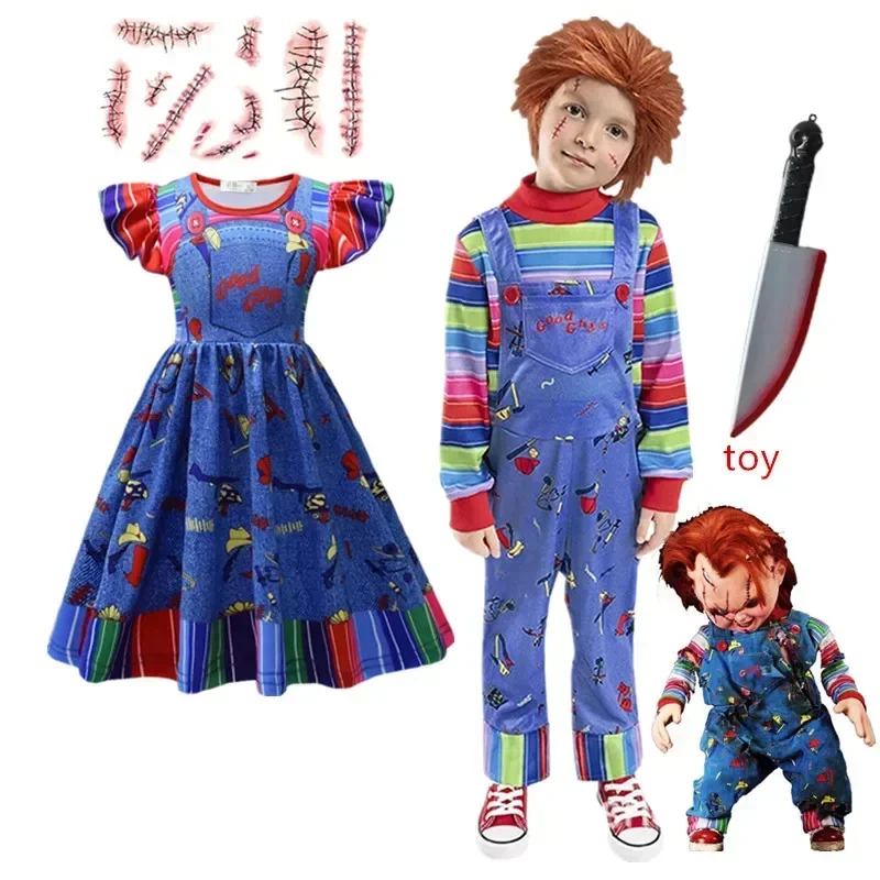 Boyshort Underwear - ABC123Halloween Kinderspiel Cosplay Chucky-Braut Kostüm für