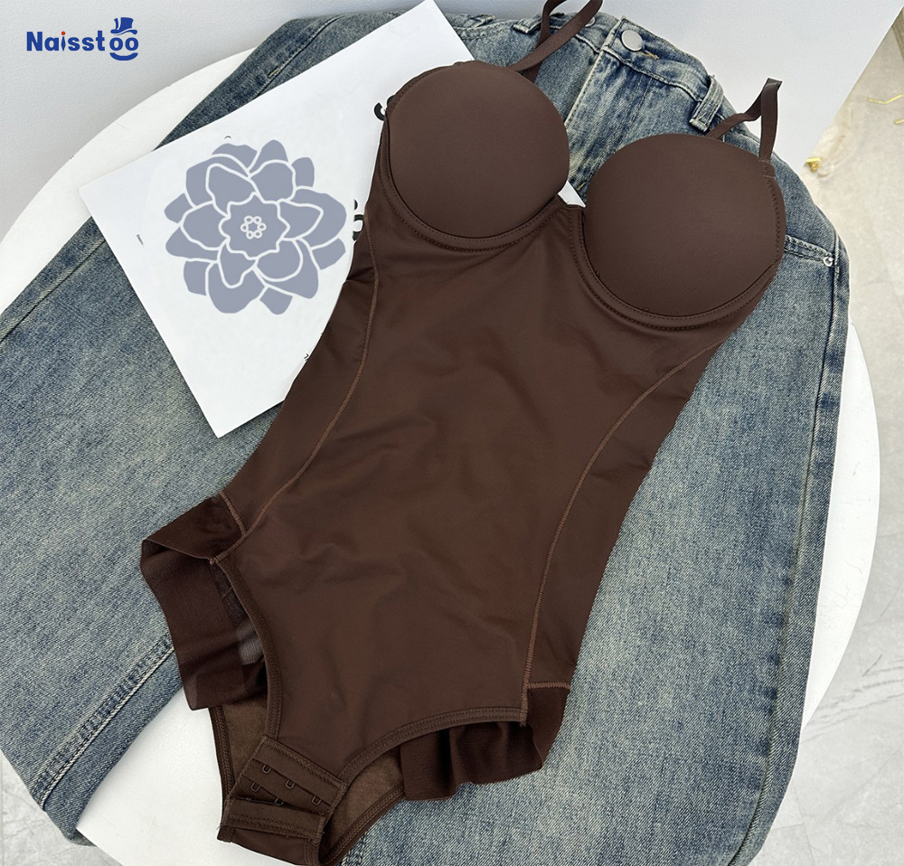 Shapewear Bodysuit Firm - Naisstoo Damen-Shapewear-Body für Bauchkontrolle, nahtloser Body