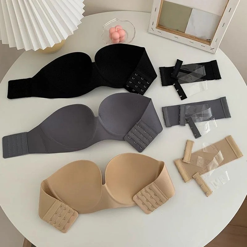 Sexy trägerloser Push-Up-BH fü – Strapless Bra Backless Bewertung und Preis
